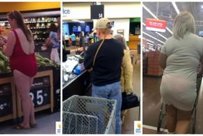 Эти люди просто пришли за покупками в американский супермаркет Walmart