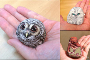 17 фото, на которых камни превращены в невероятно живых и милых существ