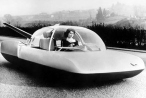 Simca Fulgur - французская концепция автомобиля на атомной энергии