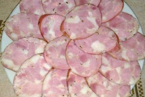 Колбаска рубленая, домашняя