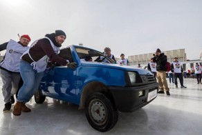 Первыев мире соревнования по автокёрлингу в Екатеринбурге