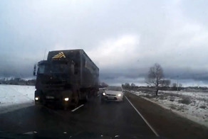 Авария дня. Не разъехались