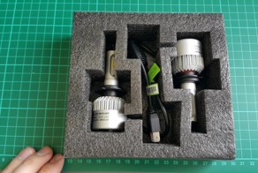 Тест китайских светодиодных ламп в фары ближнего света