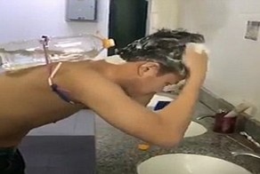 Эффектное народное приспособление для мытья волос, когда нет горячей воды