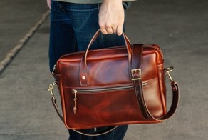 Как сделать кожаный портфель своими руками