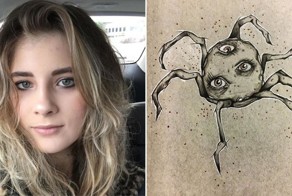 У неё в 17 лет диагностировали шизофрению и вот что она рисует