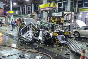 В Рио-де-Жанейро газовый баллон взорвался при заправке