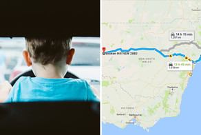 12-летний мальчик проехал за рулем около 1300 км, пока его не остановил местный патруль