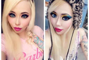 Женщина прошла долгий путь, превратившись из гота в куклу Барби
