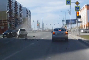 Авария дня. Три человека пострадали в Тюмени