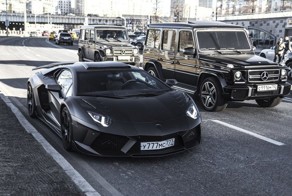 Суперкары Lamborghini Aventador Carbonado by Mansory в России