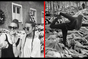 Художник показал глупым туристам, почему нельзя фотографироваться на фоне мемориалов