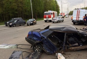 Авария дня. В Саранске бесправный водитель устроил ДТП