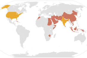 Страны, где могут казнить за ненасильственные преступления