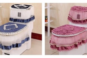 Накидки для унитаза с рюшами от китайских бабушек или красиво гадить не запретишь!