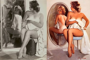 Как выглядели реальные девушки Pin-up