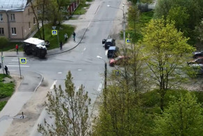 Авария дня. В Красном Селе перевернулись два автомобиля