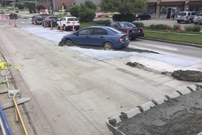 Водитель пытался срезать путь и вляпался по-крупному