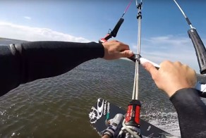 Эпичный кайтинг по пересеченной местности