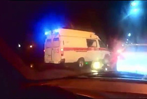 Водитель скорой помощи получил выговор за то, что оставил место ДТП