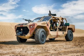 Военный внедорожник из Эмиратов с двигателем Maserati