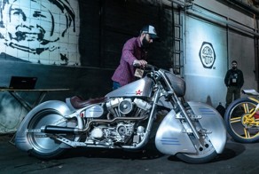 Юрий Шиф и его уникальный кастомный мотоцикл - "Юрий Гагарин"