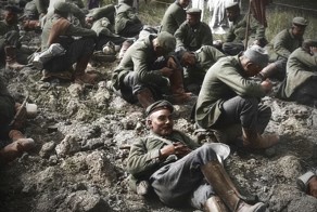 Немецкие военнопленные: фотографии времен Первой мировой в цвете
