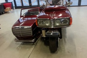 Мотоцикл из деталей классического Mercedes-Benz