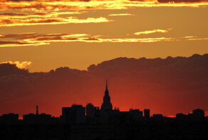 Необычные московские закаты