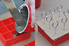 Держатели для бумаги из бетона своими руками