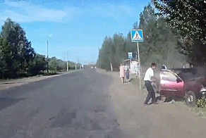 Авария дня. Нексия насмерть сбила мужчину на остановке