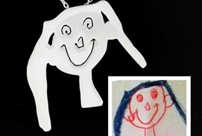 Ювелирная работа: украшения, созданные на основе детских рисунков