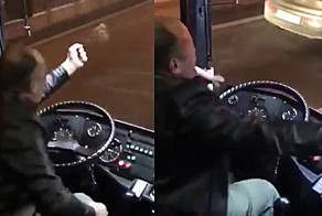 Водителя автобуса, который на ходу станцевал лезгинку, уволили с работы