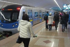 Закладка в подземном переходе в Алматы
