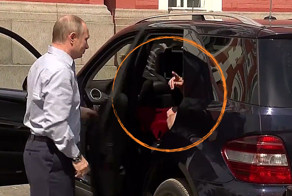 Таинственная "незнакомка" в автомобиле Путина взбудоражила интернет