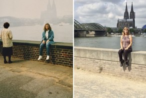 30 лет спустя: вернувшись в Европу, туристка воссоздала свои старые фотографии