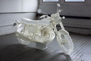 Мотоцикл Honda напечатанный на 3D-принтере