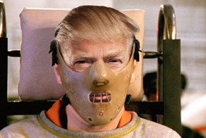Дональд Трамп в образе героев ужастиков до смерти пугает избирателей