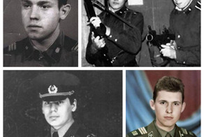 Армейские фотографии знаменитостей