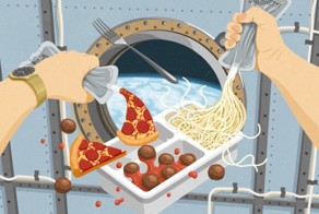 Прошлое, настоящее и будущее космической еды