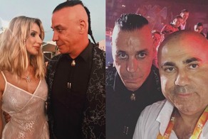 Солиста Rammstein засняли пьющим водку с Лепсом и Газмановым