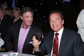 Поздравления Арнольду Шварценеггеру от Сильвестра Сталлоне