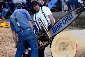 Соревнования мощных бензопил