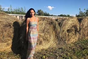 В родной деревне на отдыхе