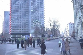 Москва в преддверии 1 мая 1982 года