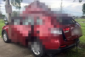 Автомобиль взорвался во время перевозки газового гриля