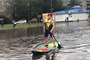 Красноярск поплыл