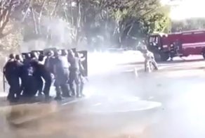 Забавный конфуз во время учений сотрудников правоохранительных органов