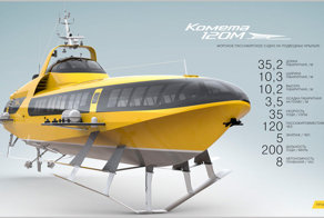 Новая "Комета" для речного флота России. Красавица просто