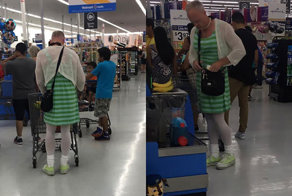 Эти люди просто пришли за покупками в американский супермаркет Walmart